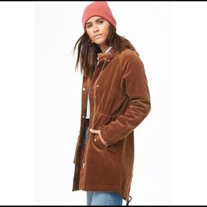 🧥Forever21 Longline Corduroy Jacket
